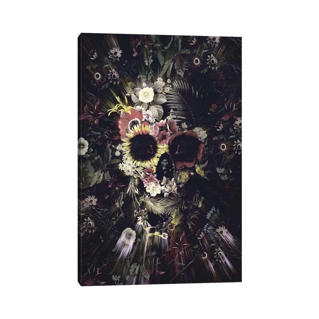 iCanvas "Garden Skull" by Ali Gulec Canvas Print