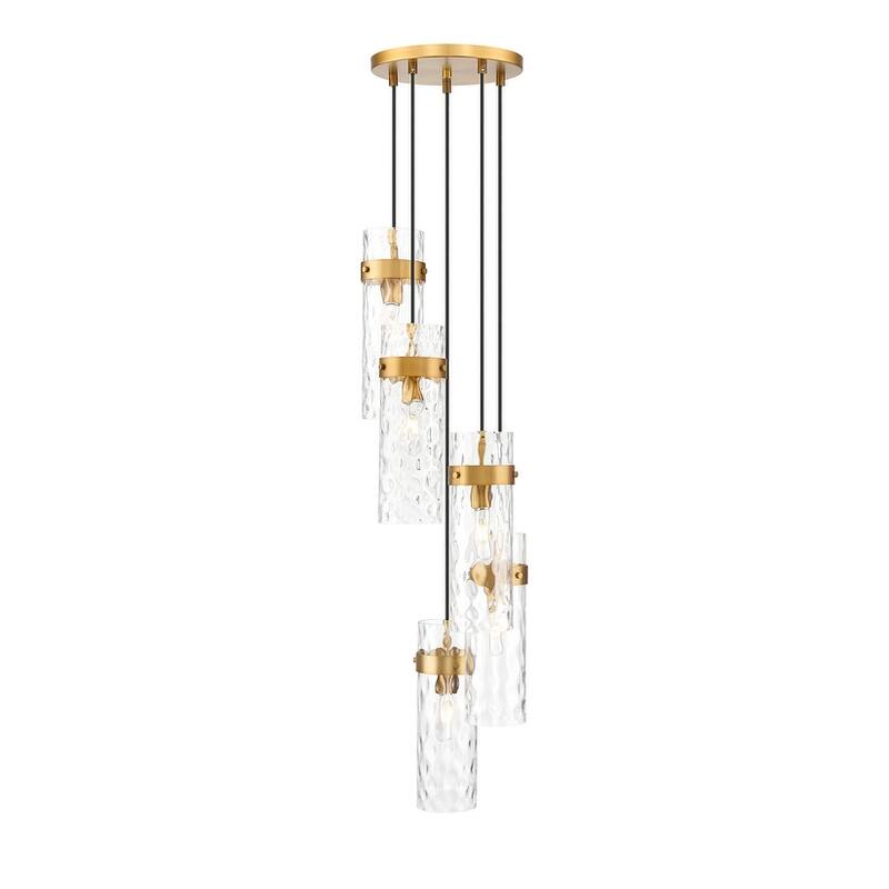 Z-Lite 7002P5-5R Fontaine 5 Light 15" Wide Chandelier