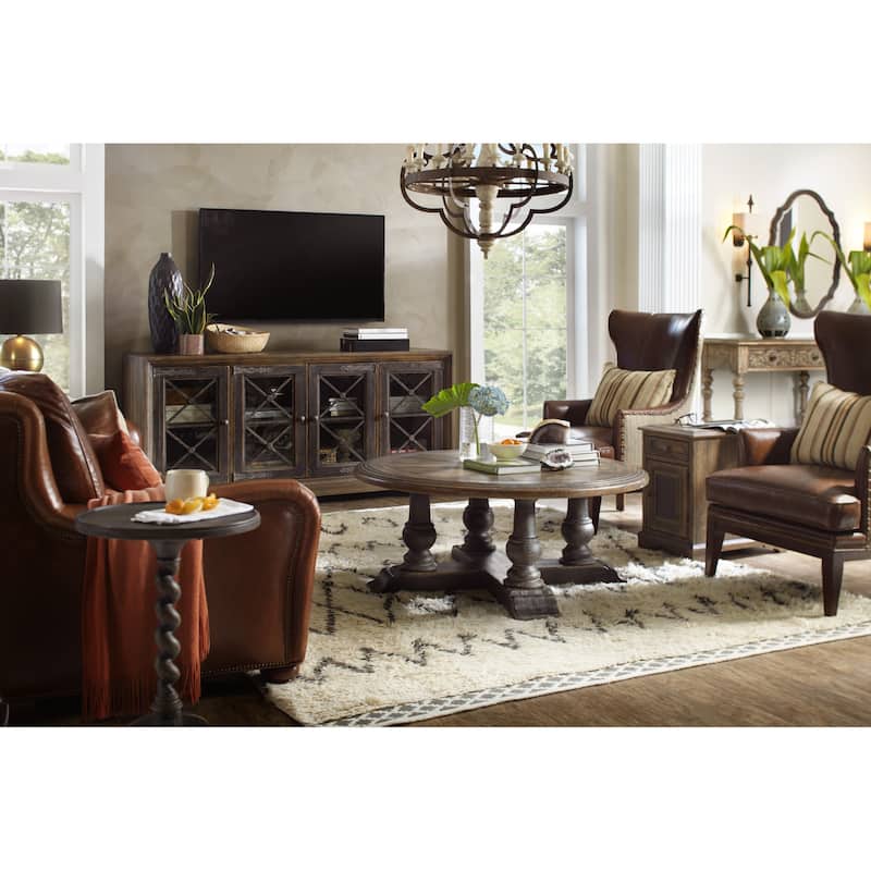 Hooker Furniture Medina 48" Round Ranch Coffee Table from the Hill
