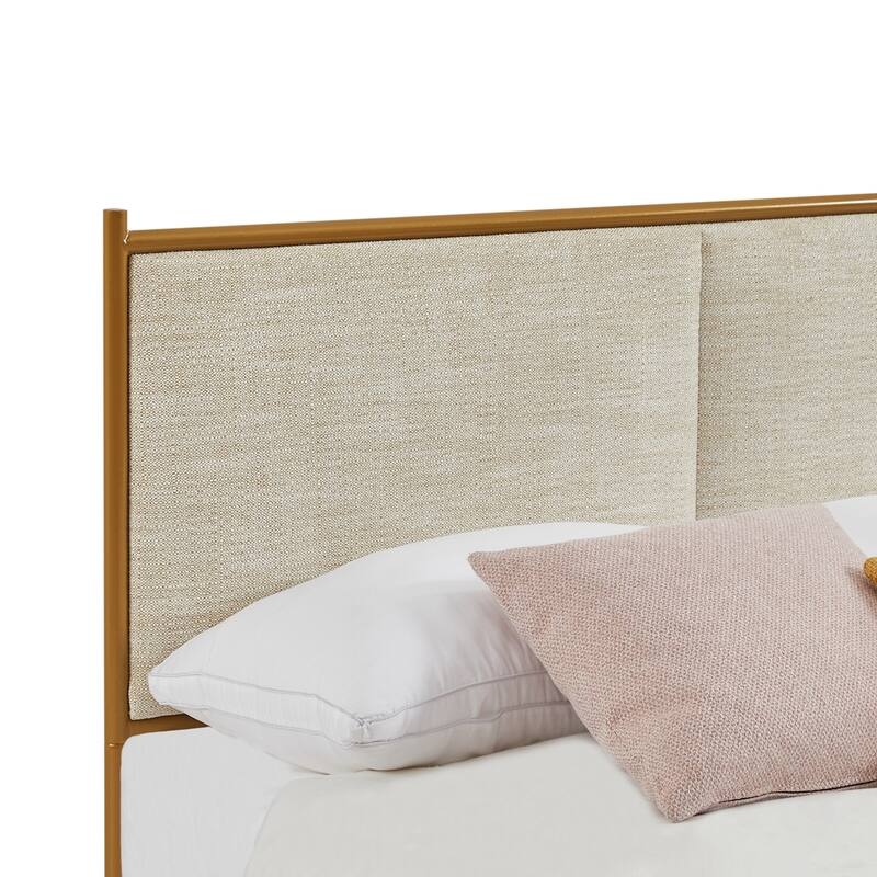 Classic Metal Platform bed with Four drawers