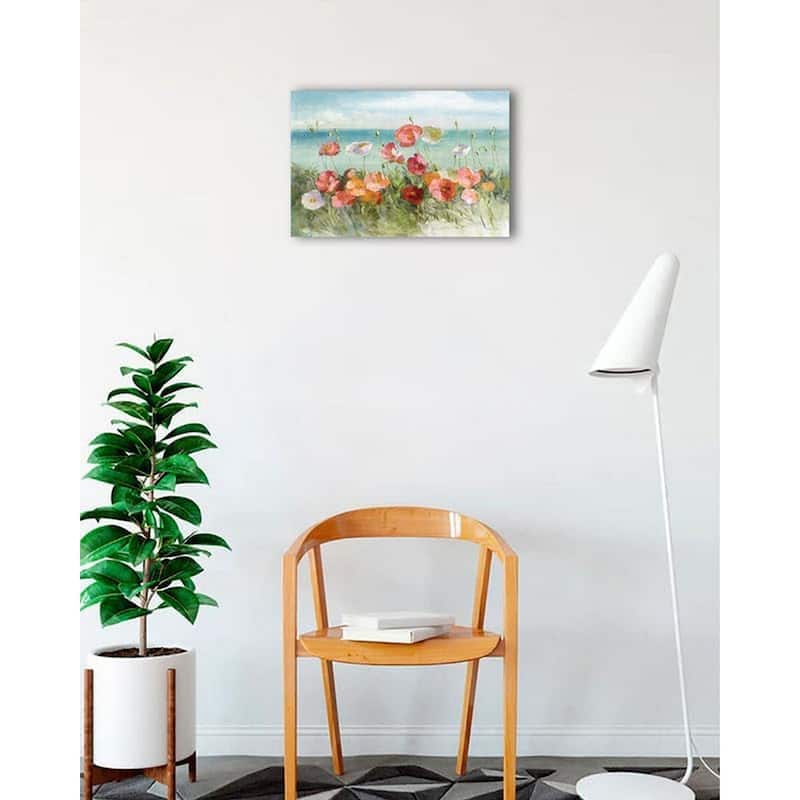 Coastal Poppies Light Art Poster - Print On Demand - 18 x 24 Inch