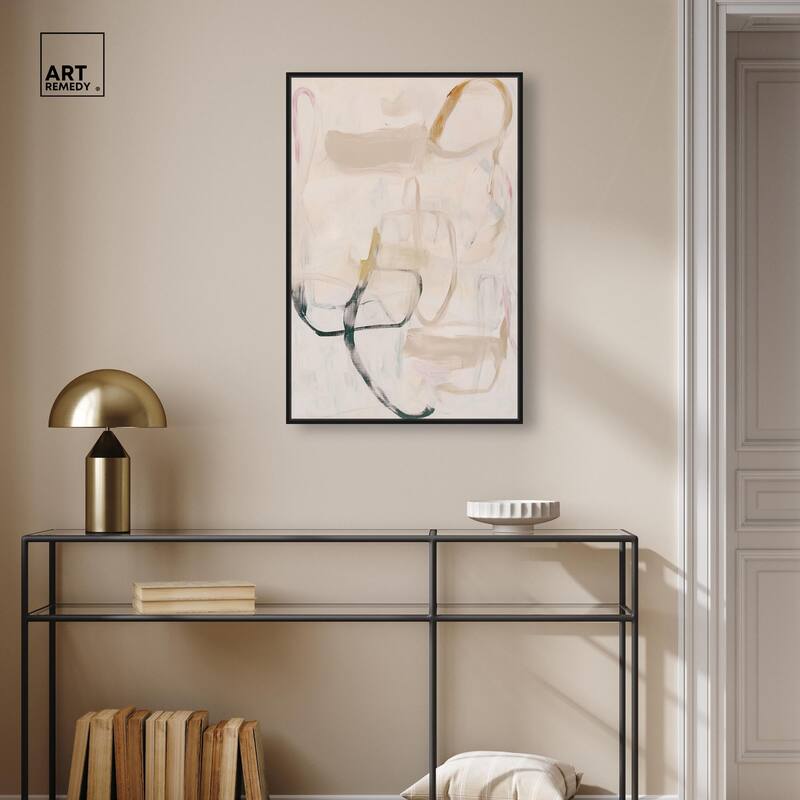 Faded Outlines I Canvas by Art Remedy