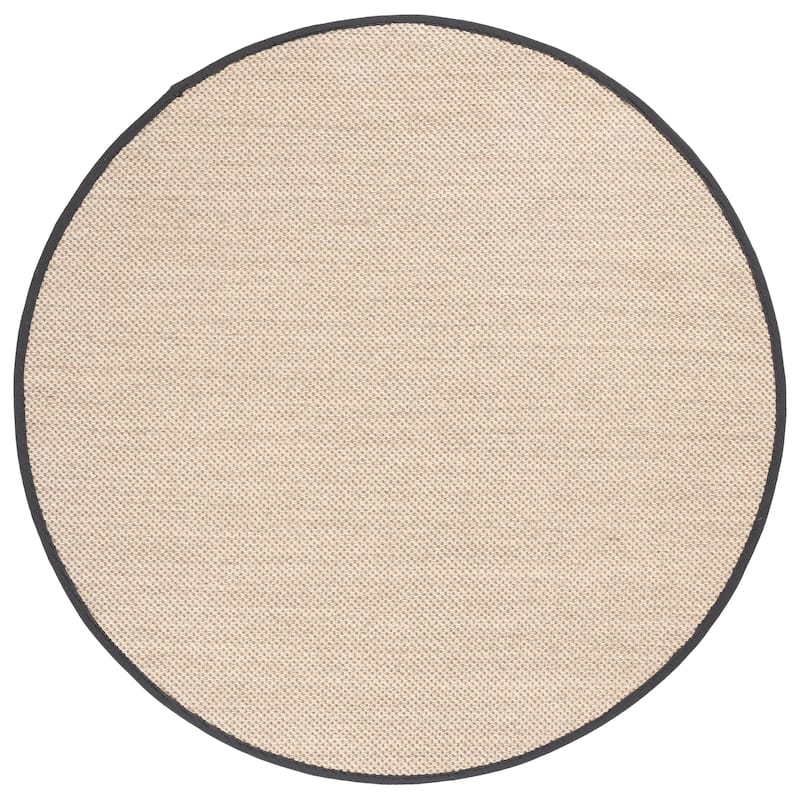 SAFAVIEH Natural Fiber Lorine Casual Border Sisal Rug