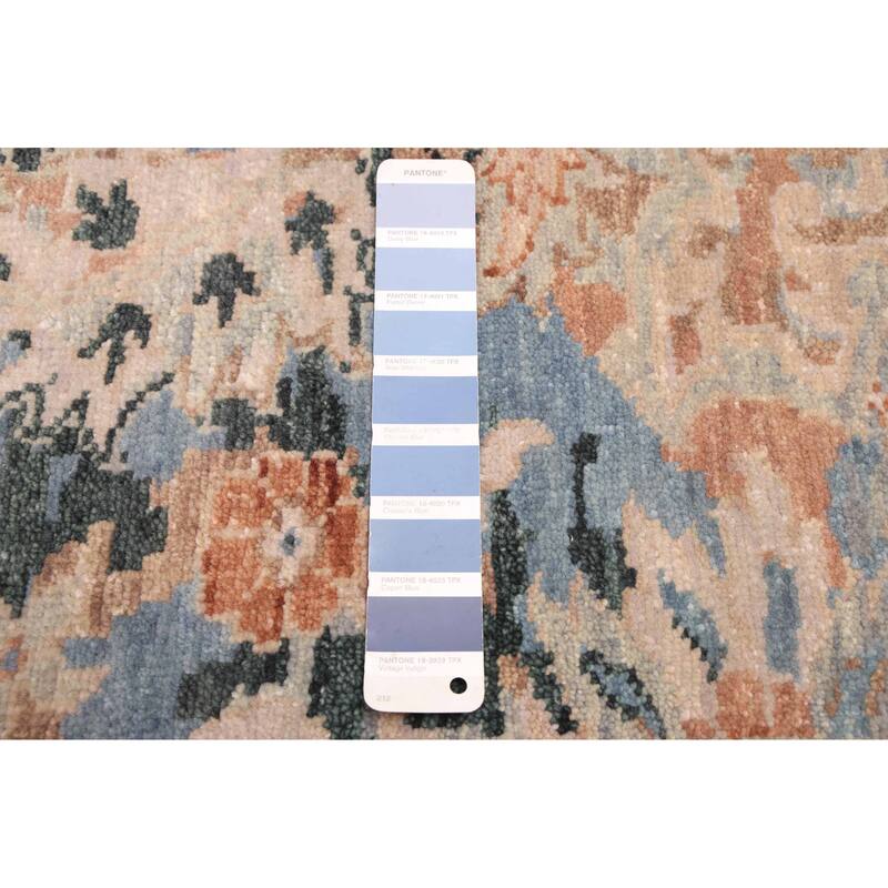 ECARPETGALLERY Hand-knotted Heritage Light Blue Wool Rug - 8'0 x 9'9