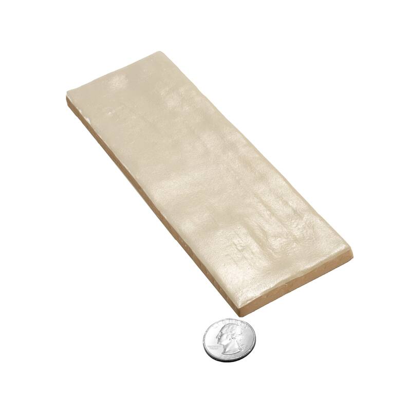 Apollo tile 2.5" x 8" Duchess Glossy Matte Light Tea Green Ceramic Tile (5.38 sq ft/case) - 38 Pack