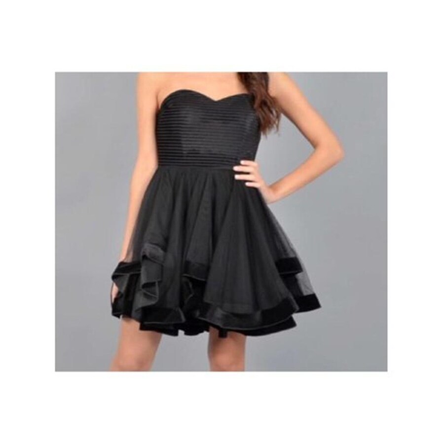 blondie nites black dress Blondie Nites Long Formal Dress 4817bn Black / 0 main image 0