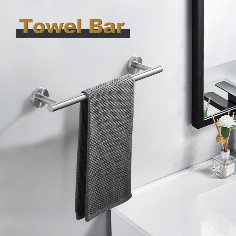 WOWOW Mutiple length Wall Mounted Stainless Steel Towel Bar