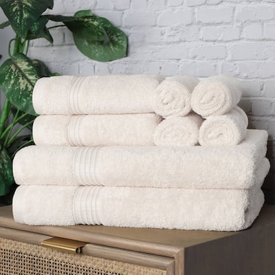 Superior Heritage Egyptian Cotton Absorbent 8-Piece Towel Set