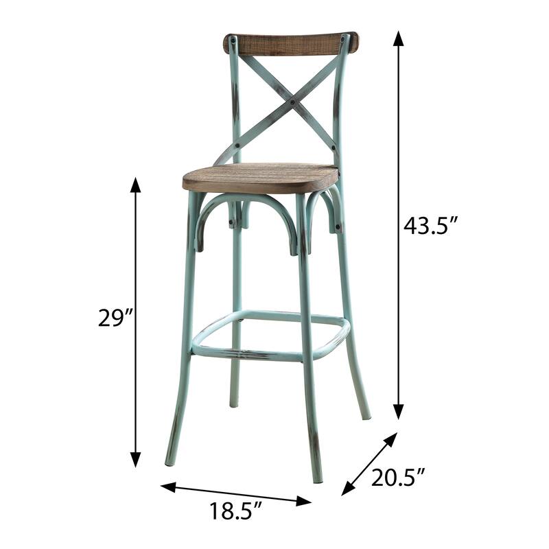 High Quality Bar Stool with Cross Back Easy Assembly