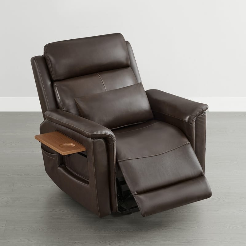 Spruce & Spring Power Lift Recliner Chair for Elderly with Foldable Tray Table and Massage