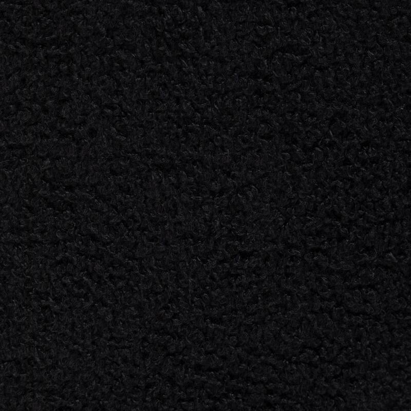 SEYNAR Modern Glam Teddy Fabric Upholstered Round Accent Chair with Flower Shaped Back Design Set of 2