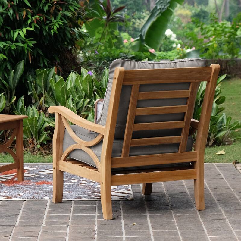 Cambridge Casual Lowell 3-piece Teak Patio Chat Set
