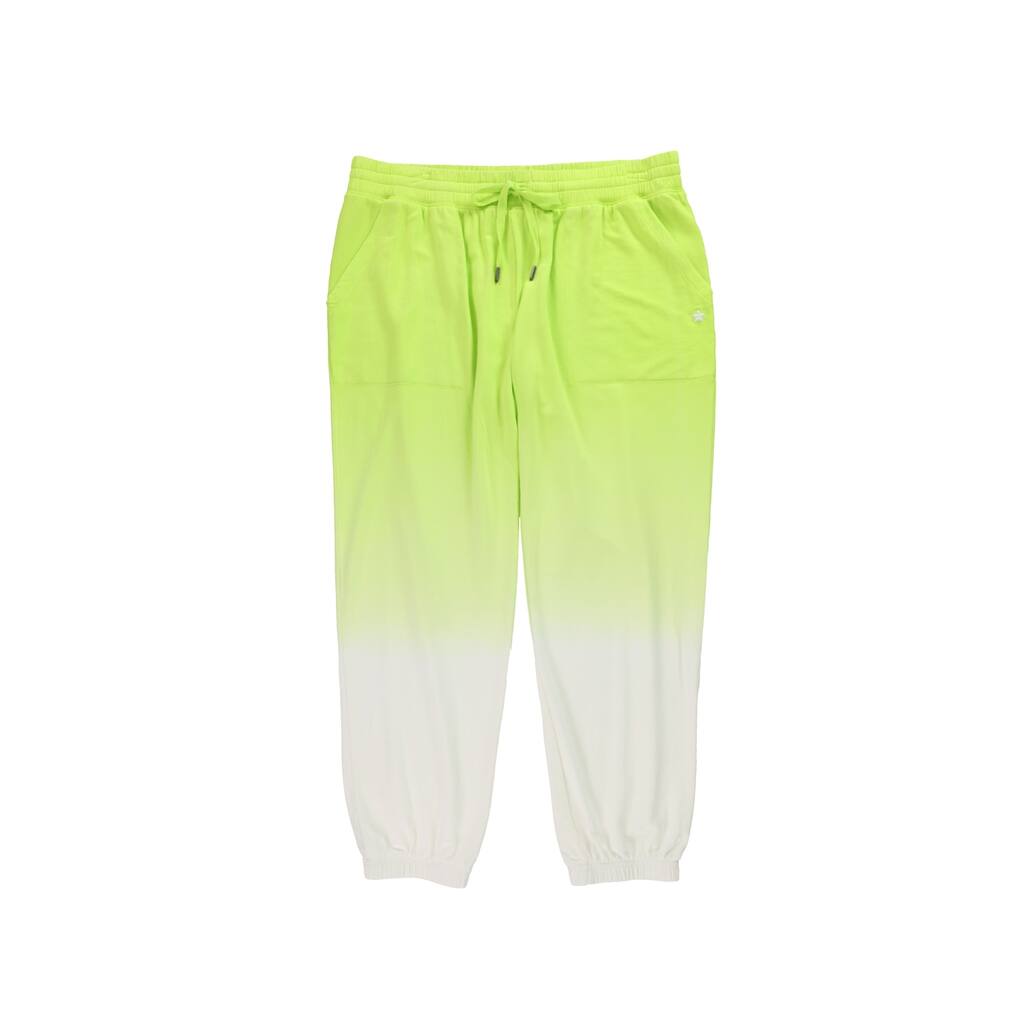 P.J. Salvage Womens Ombre Pajama Jogger Pants,, Green, Medium