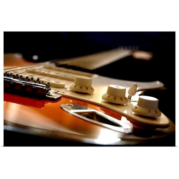 "Electric Guitar close up" Poster Print
