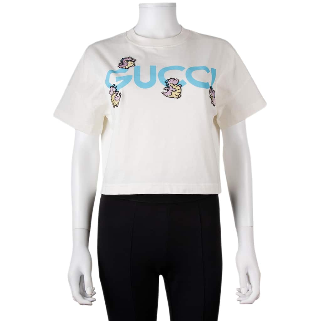 Gucci & Dragon Cotton T-Shirt