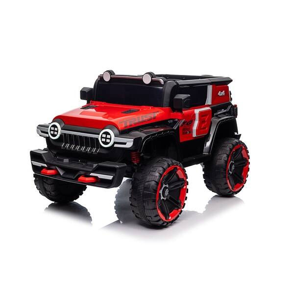 slide 2 of 18, 12V Ride-On Car for Kids with Music, Lights, and Remote Control, Holiday Gift