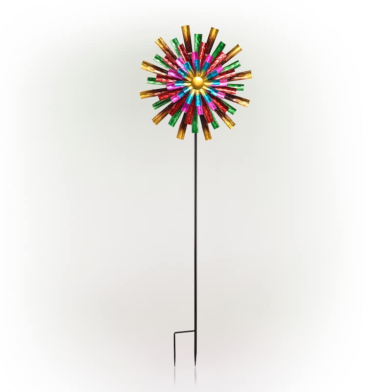 Alpine Corporation Outdoor Wind Spinner Stake Yard Decoration
