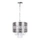 preview thumbnail 1 of 1, Tangier 9.5" Metal Pendant Lamp Polished Nickel