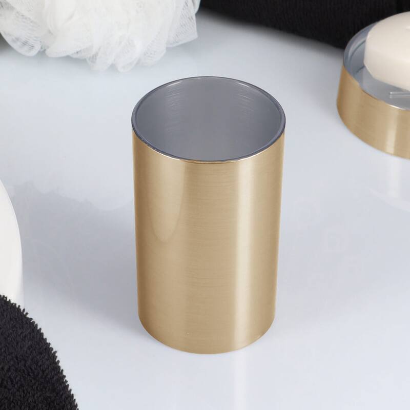 Brushed Gold Bathroom Accessory Set
