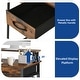 preview thumbnail 9 of 17, Moasis Small Computer Desk with Fabric Drawers and Monitor Stand