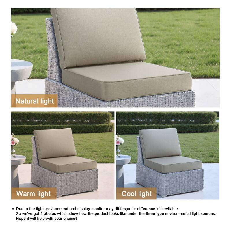 Sunbrella Indoor Outdoor Chair Cushion and Pillow