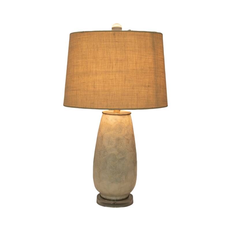 Sagebrook Home 28" Champagne Capiz Shell Table Lamp With Acrylic Base - 16" x 16" x 28"