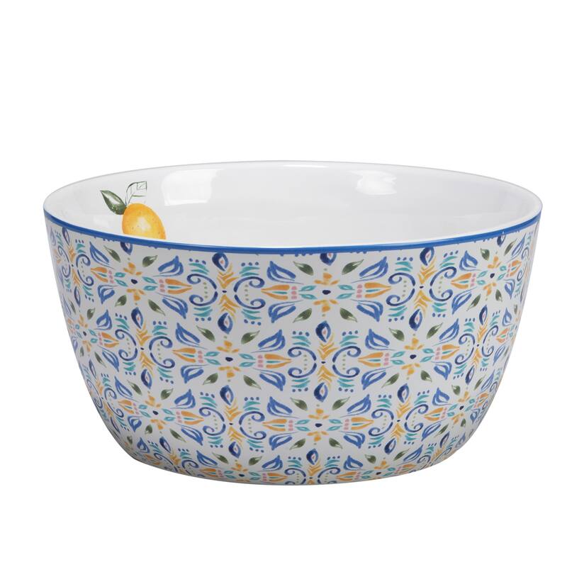 Certified International Lemonade Deep Serving Bowl, 11" x 5.5", 198 oz. - 198 Oz.