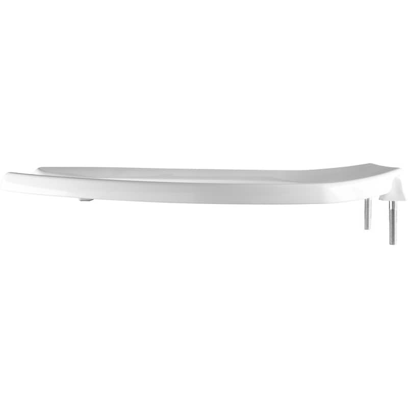Bemis 255 Elongated Plastic Open-Front Less Cover Toilet Seat with