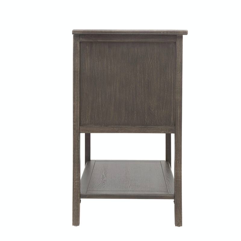 2-Drawer American Style Bedroom Side Table