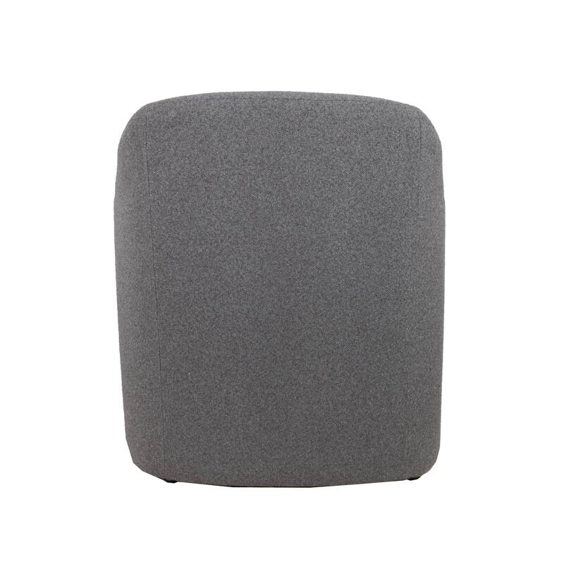 Porthos Home Qidri Sherpa Fabric Barrel Accent Chair with Thick Seat Cushion