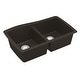 preview thumbnail 25 of 51, Karran Undermount Quartz Double Bowl Kitchen Sink
