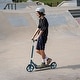 preview thumbnail 3 of 7, Folding Aluminum Alloy Scooter with 3 Adjustable Heights-Blue - 36” x 15.5” x 36”