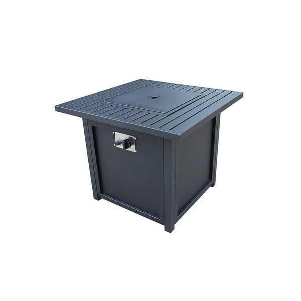 Upland 30” Slat Top Gas Fire Pit Table Upland 30” Slat Top Gas Fire Pit Table