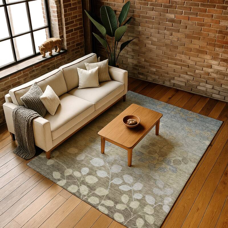 Premium Washable Super Soft Modern Floral Mayfield Rug