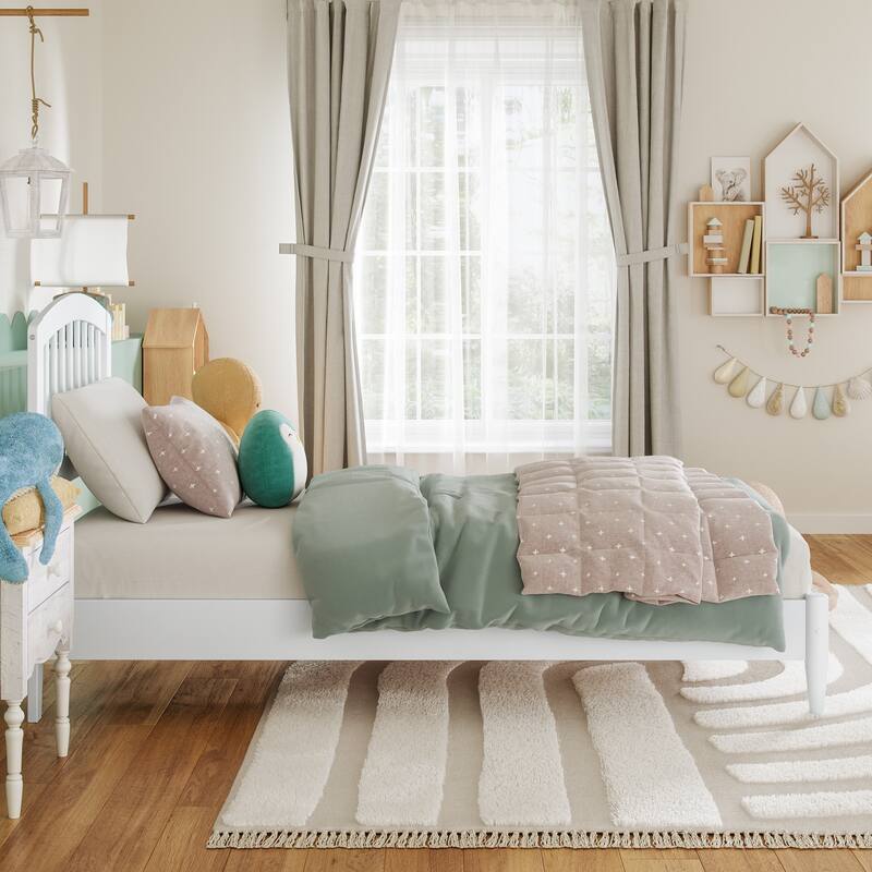 Quincy Solid Wood Low Profile Platform Bed