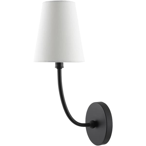 slide 2 of 5, Livabliss Itaran Traditional Wall Sconce - 6"L x 5"W x 16"H Black