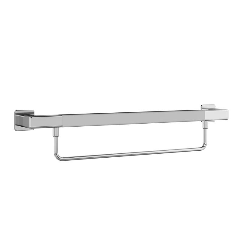 Seville 24-in Safety Bar Slip Resistant ADA Compliant 500 lb Weight Capacity Polished Stainless Steel