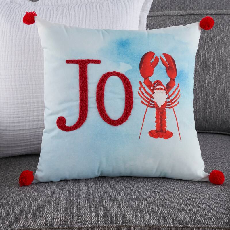 Mina Victory Holiday Pillows Quotes & Sayings Throw Pillow