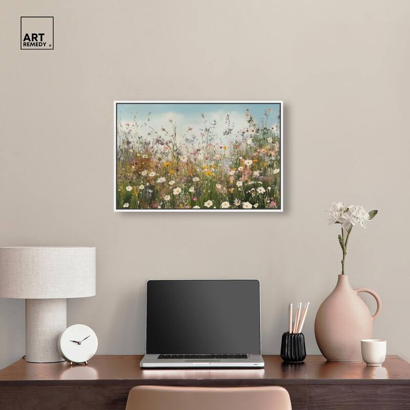 Glimmering Glade Garden III Canvas by Art Remedy