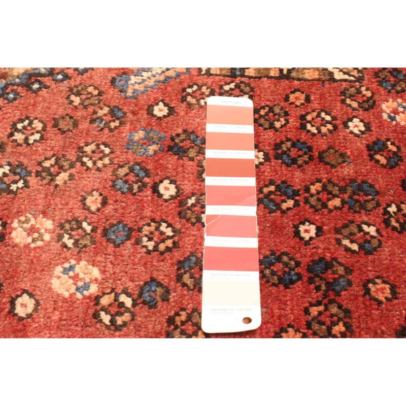 ECARPETGALLERY Hand-knotted Andelz Dark Red Wool Rug - 3'10 x 6'1