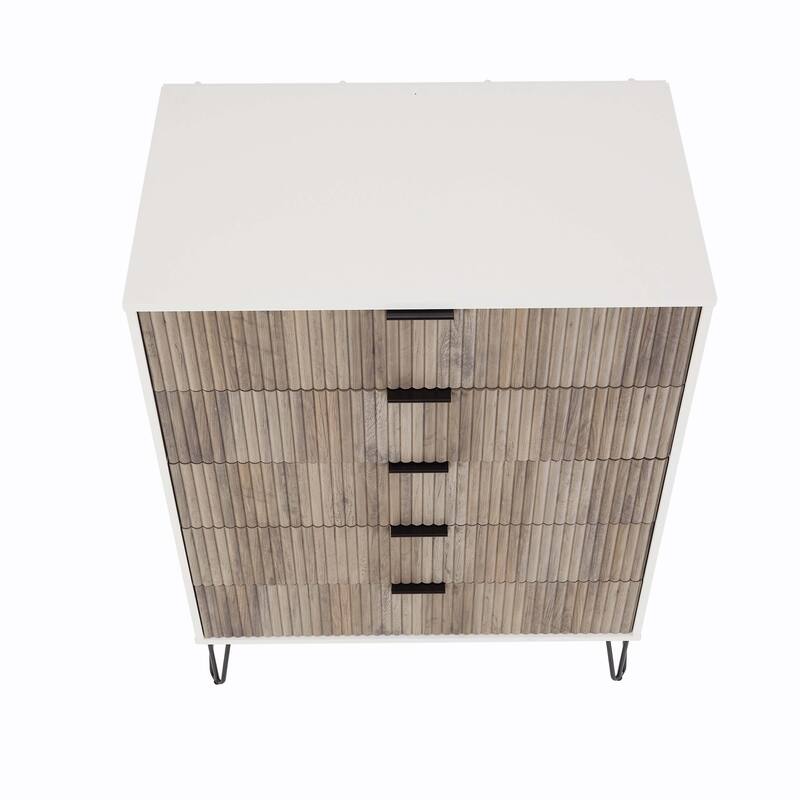 Manhattan Comfort 2-Piece Dumbo Modern Multi Drawer Dresser Set