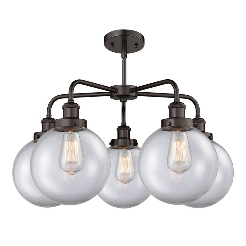 Innovations Lighting Beacon - 5 Light 26" Stem Hung Chandelier