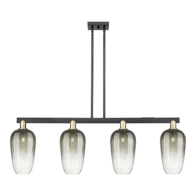 Innovations Lighting Urban Downtown - Brookhaven Flute - 4 Light 48" Stem Hung Island Light