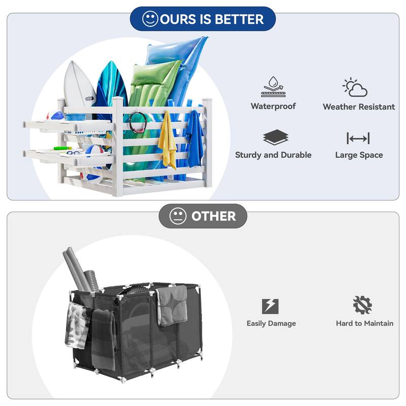 Moasis Outdoor Products Poolside Storage Organizer