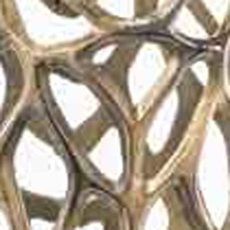 HomeRoots 47" Aluminum Gold Twigs Cylinder Floor Vase