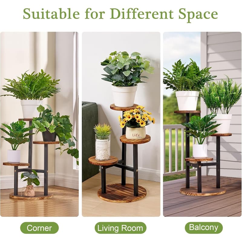 3 Tier Plant Stand Indoor,Plant Stand Indoor For Multiple Plants,Corner Flower Shelf Plant Holder Display Rack Shelving