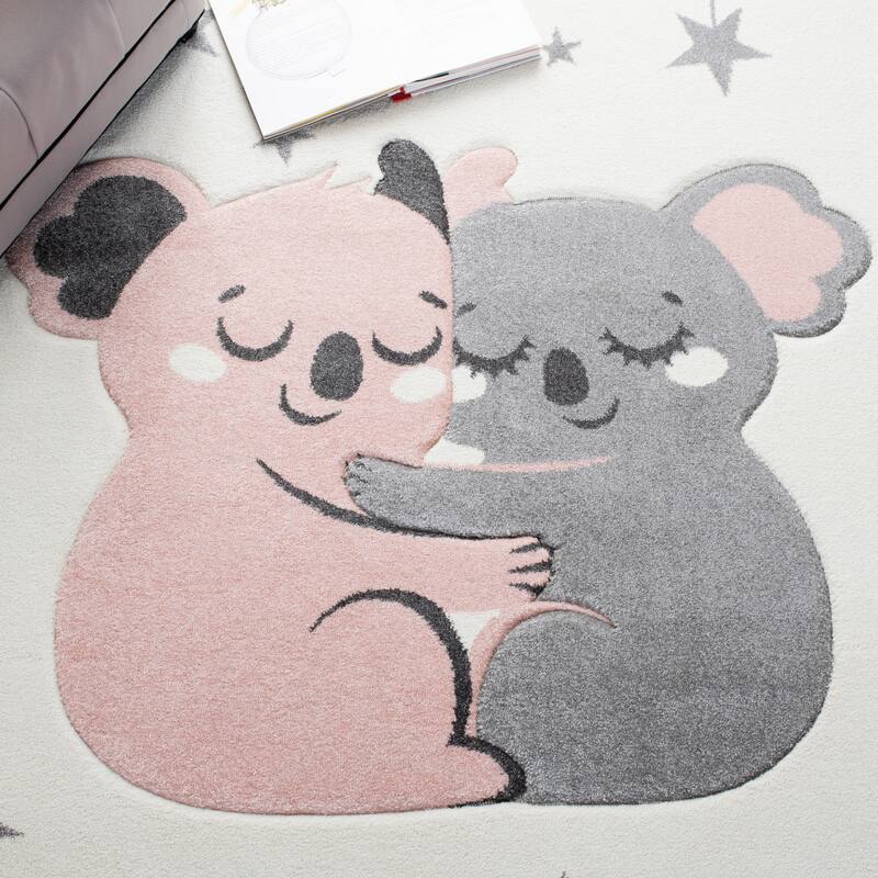 SAFAVIEH Carousel Kids Iana Koala Hug Rug
