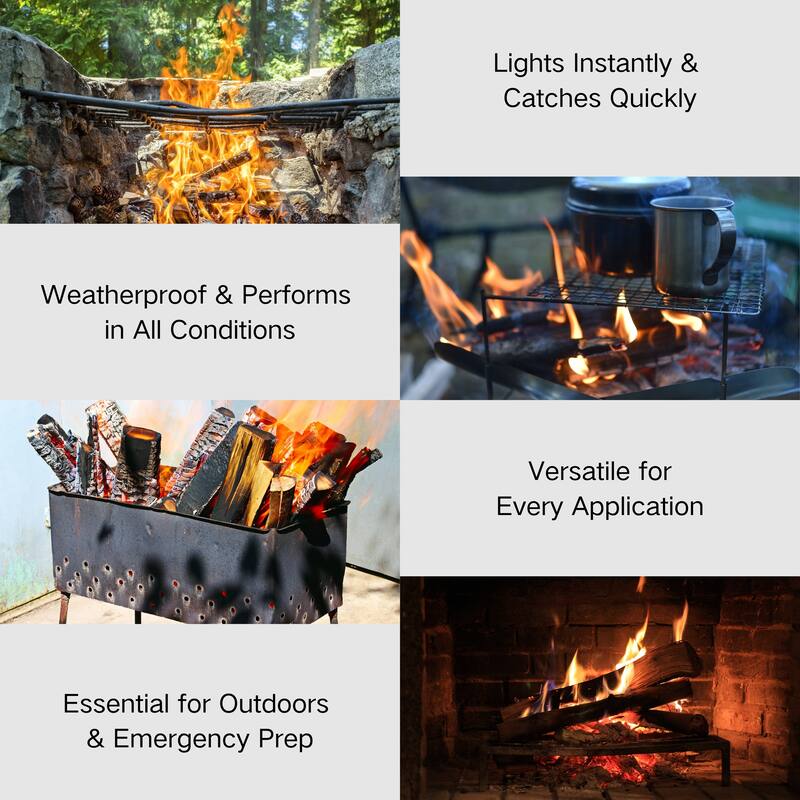 Anmytek Natural Fatwood Fire Starters 40 lb Bulk Box, Resin-Rich Pine Kindling for Fireplace Wood Stove Campfire Grill