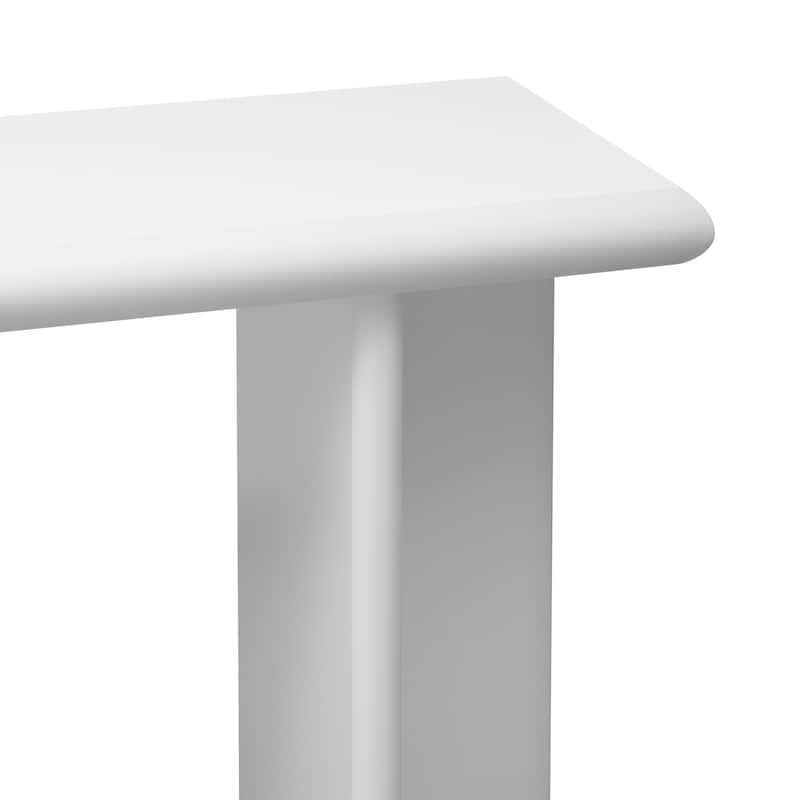 59 Inch Entryway Console Table with L-Shaped Legs （3 Colors）