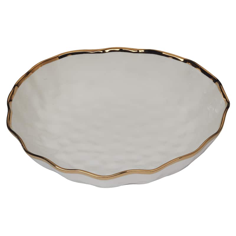 Certified International Regency Gold 106 oz. Serving Bowl - 13" Diam x 3"